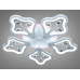 Стельова LED люстра з диммером та підсвічуванням, 135W Diasha 8149/5WHLED3colordimmer