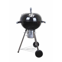 Гриль мангал барбекю угольный с крышкой LV 210712B