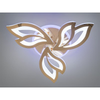 Сучасна LED люстра з пультом, підсвічуванням, 55W, золото Diasha 8165/3GLED3colordimmer