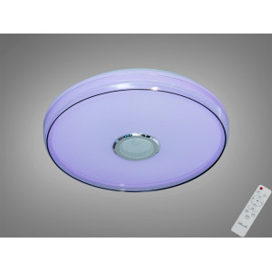 Смарт LED люстра біла 80 Вт RGB з Bluetooth Diasha DB-8305/500RGB+MP3