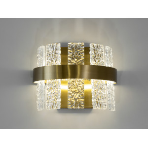 Настінний приліжковий LED світильник, 18 Вт, бронза Diasha 828/2BR