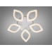 Стельова LED люстра біла 52W пульт димер 5 пелюсток Diasha S2599/5WHLED3colordimmer