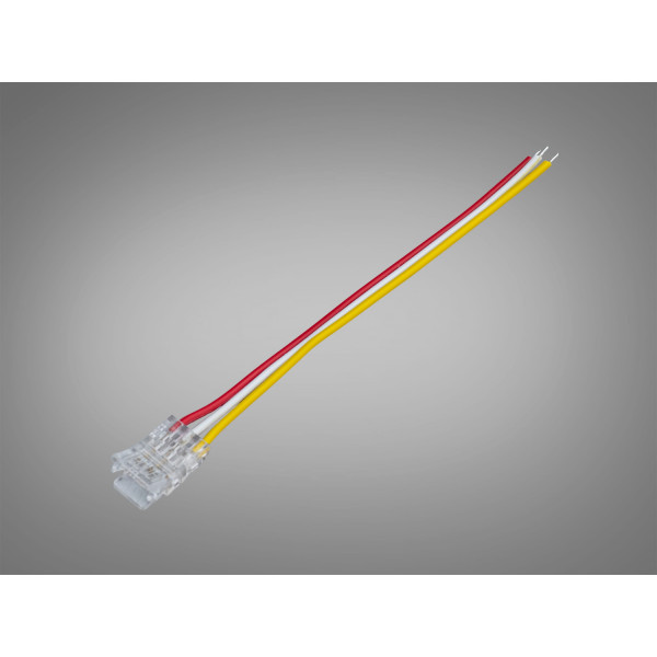 Конектор для SMD та COB стрічки 8mm Diasha PCON3pin/CAB-8mm-clear