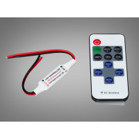 Контролер з радіо ДУ для LED стрічки Diasha PC-K10-mini-DIM-11KEY-RF-2pin Контролер з радіо ДУ для LED стрічки Diasha PC-K10-mini-DIM-11KEY-RF-2pin