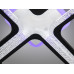 Стельова люстра LED чорна 85W 5 модулів 2+2 диммер Diasha A8170/2+2BKLED3colordimmer