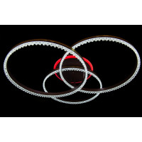 LED люстра светильник с пультом и подсветкой Linisoln 55062/3 WH, CF