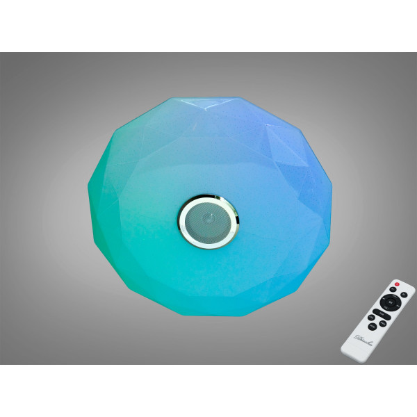 Стельова люстра LED біла 80 Вт RGB Bluetooth TUYA Diasha DB-8303/500RGB+MP3+TUYA