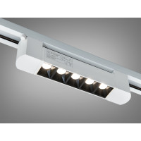 Трековий LED світильник лінійний білий 8Вт 4000К Diasha PPF-GS-10W-WH