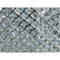 Люстра стельова Diasha кришталева LED хром 82W Diasha 7733/500x500CH