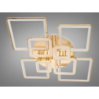 Сучасна LED люстра з пультом, диммером та підсвіткою, 225W, хром Diasha 8160/8GLED3colordimmer