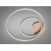 Люстра LED Diasha золото 2 кільця 58Вт димер Diasha 2538Gdimmer