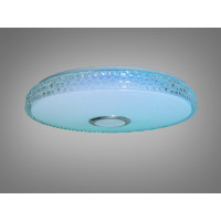 Смарт LED люстра біла 80 Вт RGB з Bluetooth Diasha DB-8304/500RGB+MP3