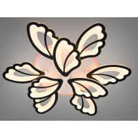 Стельова люстра LED біла 50Вт пульт 3 модулі Diasha 8166/6+3BKLED3colordimmer