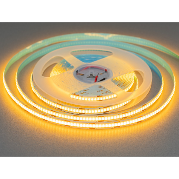 COB LED стрічка 12В, 320 діодів на метр, 8мм, жовтий Diasha P12-COB-320-GOLDEN-20-8