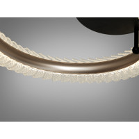 Стельова LED люстра півкільце шампань 50 Вт Diasha 2509/500CG