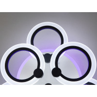 Светодиодная люстра Diasha A8022/3+3BK LED 3color dimmer  