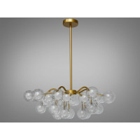 Люстра декоративная  30 лампочки, золото сатин Diasha 886-30BGD