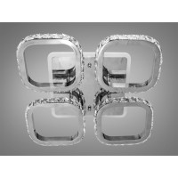 Люстра светодиодная в спальню потолочная 65W Diasha S8303/4LED3colordimmer