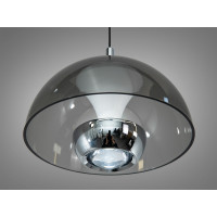 LED підвіс Diasha чорний хром димчасте скло 7 Вт Diasha QY-H1205CH+GY