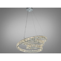 Люстра підвісна LED Diasha хром 92 Вт з пультом Diasha D8876/600CH