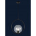 Люстра светильник со стеклянным плафоном Levistella 9163620-1 BK+CL