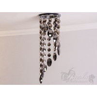 Точковий світильник із кришталевими підвісками Diasha 6013BCH-SM