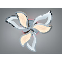 Стельова люстра LED хром 78W пульт димер 3 модулі Diasha 9033/3HRLED3colordimmer