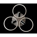 Светодиодная люстра L2466/3+3 LED (WHITE+BLACK) Splendid-Ray
1002570
