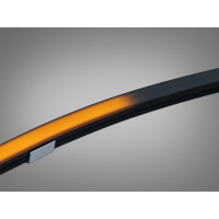 Гнучкий профіль для LED стрічки, накладний Diasha PLS-1212ENBLACK