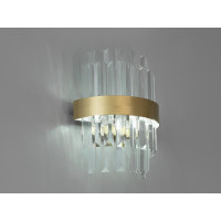 Яскравий настінний світильник для спальні, бронза, 18Вт Diasha 840/2BR