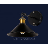 Бра настенные светильники декоративные в стиле лофт Levistella 707W103-1 BK