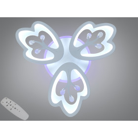 Золота світлодіодна люстра з регулюванням яскравості, пультом, 90W Diasha 8148/3WHLED3colordimmer