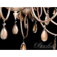 Люстра в зал классическая на 12 ламп Е14 Diasha 4804/8+4