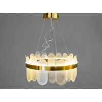 Підвісна люстра 803-500SGD золото з прозорими скляними елементами Diasha 803/500SGD