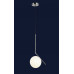 Светильник люстра подвесная в стиле лофт шар Levistella 9163814-1 CR+WH