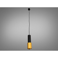 Підвісний світильник чорний GU10 одинарний Diasha QY-H1129B+G-L