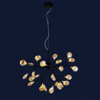 Люстра потолочная Levistella 756LPR0233-27 BK+BR Люстра потолочная Levistella 756LPR0233-27 BK+BR