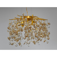 Яркая люстра золото Diasha 601-450GD