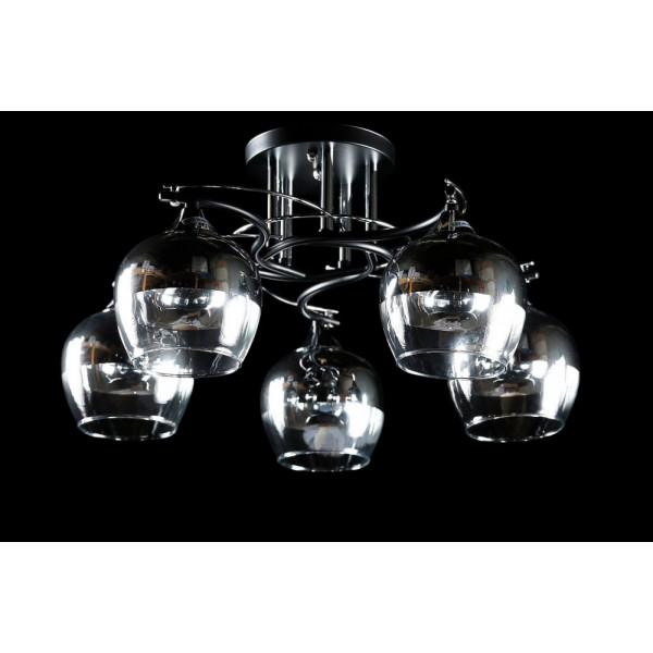 Люстра с плафонами  L6902B/5 (BLK+CR) Splendid-Ray
260793