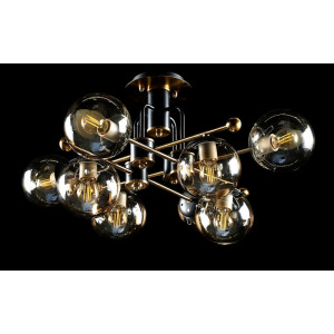 Люстра с плафонами  L91193/8 (CP+BLK) Splendid-Ray
0260810