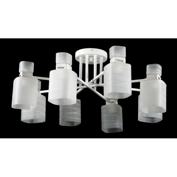 Люстра с плафонами  L07508/8 (WHITE) Splendid-Ray
1002556