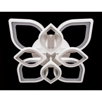 Светодиодная люстра Diasha 8073/4+4WH dimmer