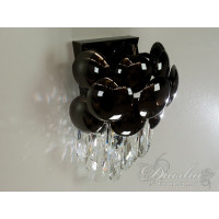 Бра с хрусталем Diasha QS6608B-2BHR