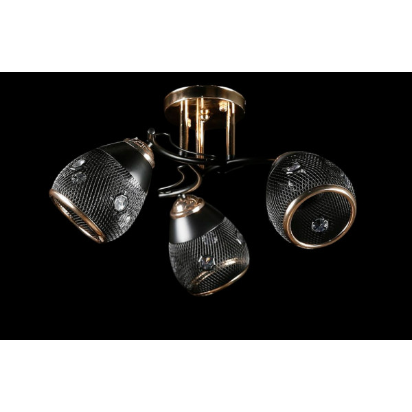 Люстра с плафонами  L06392/3 (GOLD+BLACK) Splendid-Ray
2587