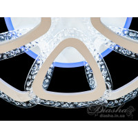 Cветодиодная люстра Diasha QX2524/4+4S WH LED 3color dimmer 