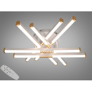 Світлодіодна люстра Diasha біла 48W димер пульт Diasha 2531WH+WHdimmer