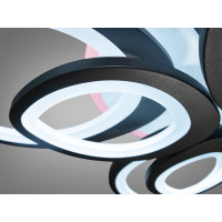 Люстры светодиодные с пультом управления 170W Diasha 8059/4+4LED3colordimmer