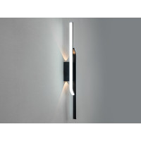 Лінійне світлодіодне бра на стіну, 30W, чорний Diasha 1624/600BK