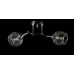 Люстра с плафонами  L06444/2 (BLACK+CHROME) Splendid-Ray
2597
