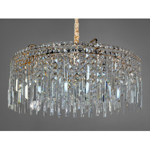 Підвісна люстра класика, модель 9708-750SG, золото, 15 ламп Diasha 9708-750SG